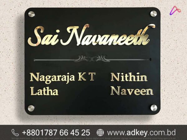 The Best LED Custom High-Quality Name Plate