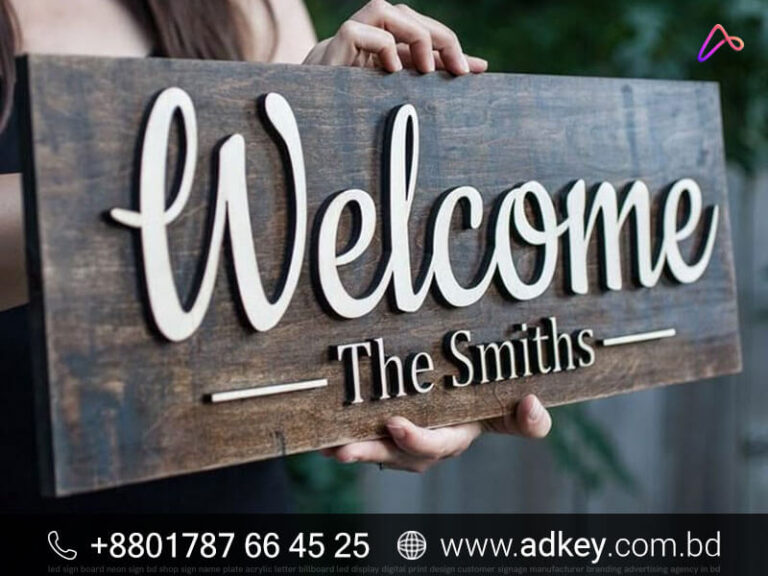 Custom Wooden Name Plates