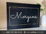 Custom Wooden Name Plates