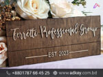 Custom Wooden Name Plates
