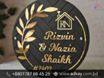 Wooden Name Plate Holders