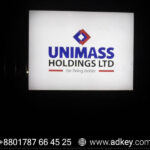 Acrylic LED Sign Board for Bangladesh