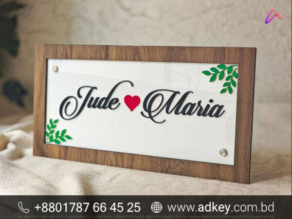 Engraved Stone Name Plates