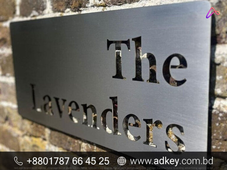 Stone Name Plate Design for Home