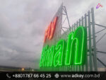 Neon Sign Board for Dhanmondi