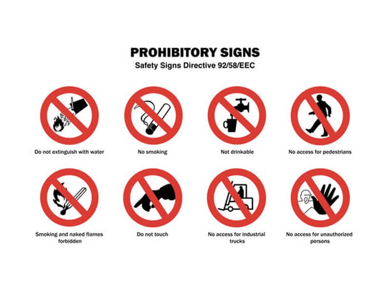 Prohibition Signs