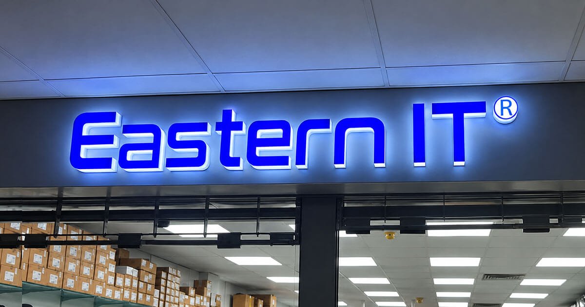 Eastern IT LED signboard manufactured by AdKey Limited in Bangladesh